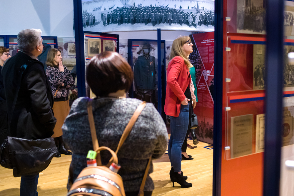 Promocja albumu „»Ramię krzep – Ojczyźnie służ«. 135 rocznica powstania Sokolstwa Polskiego w Ameryce” – Warka, 28 marca 2023. Fot. Sławek Kasper (IPN)