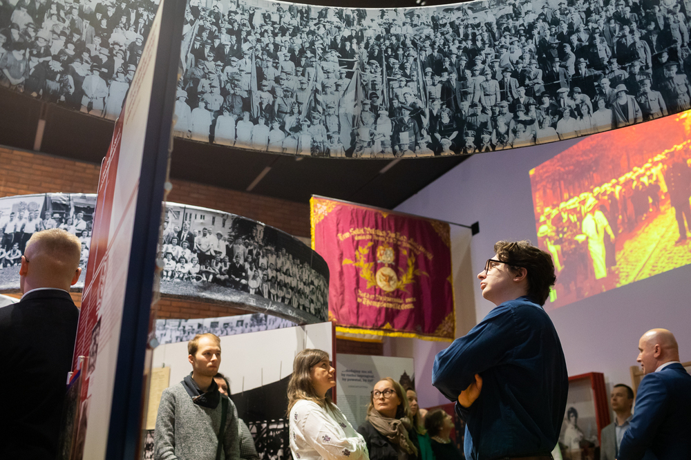 Promocja albumu „»Ramię krzep – Ojczyźnie służ«. 135 rocznica powstania Sokolstwa Polskiego w Ameryce” – Warka, 28 marca 2023. Fot. Sławek Kasper (IPN)