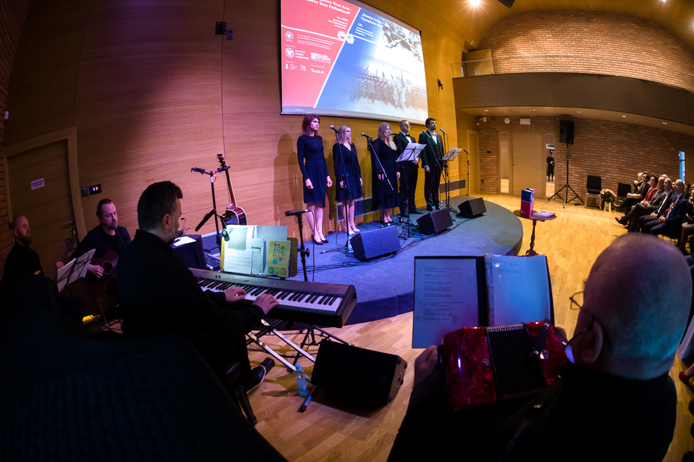 Promocja albumu „»Ramię krzep – Ojczyźnie służ«. 135 rocznica powstania Sokolstwa Polskiego w Ameryce” – Warka, 28 marca 2023. Fot. Sławek Kasper (IPN)