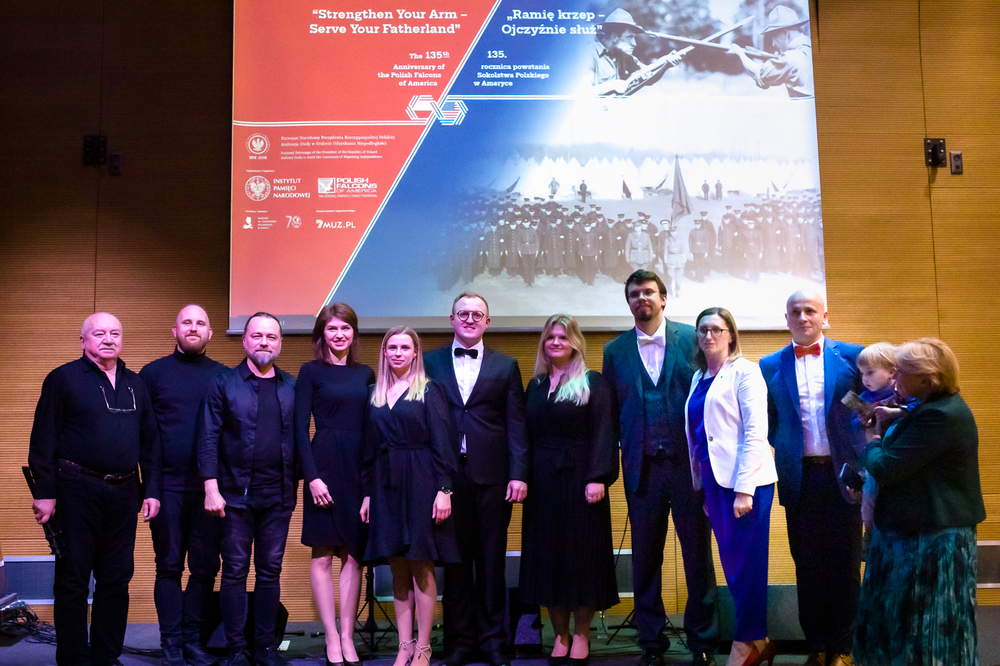 Promocja albumu „»Ramię krzep – Ojczyźnie służ«. 135 rocznica powstania Sokolstwa Polskiego w Ameryce” – Warka, 28 marca 2023. Fot. Sławek Kasper (IPN)