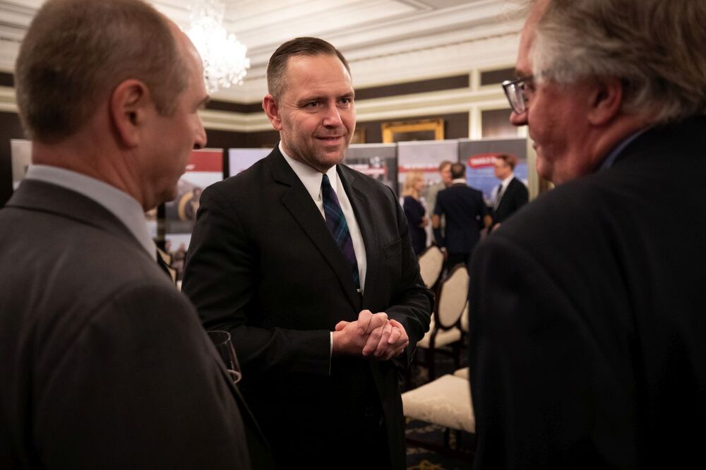 Otwarcie wystawy IPN „Szlaki Nadziei. Odyseja Wolności” w Toronto – 28 marca 2023. Fot. Mikołaj Bujak (IPN)