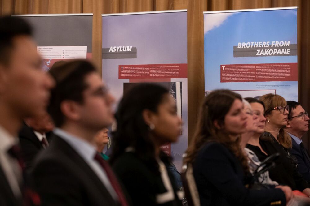 Otwarcie wystawy IPN „Szlaki Nadziei. Odyseja Wolności” w Toronto – 28 marca 2023. Fot. Mikołaj Bujak (IPN)