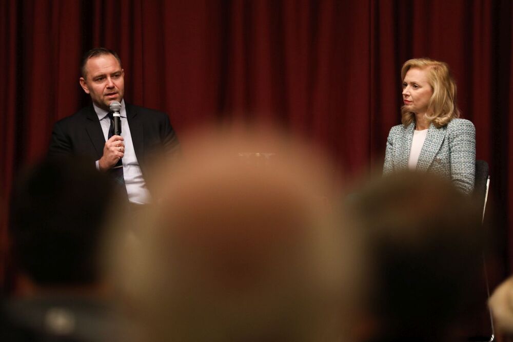 Spotkanie z przedstawicielami Polonii – Mississauga, 29 marca 2023. Fot. Mikołaj Bujak (IPN)