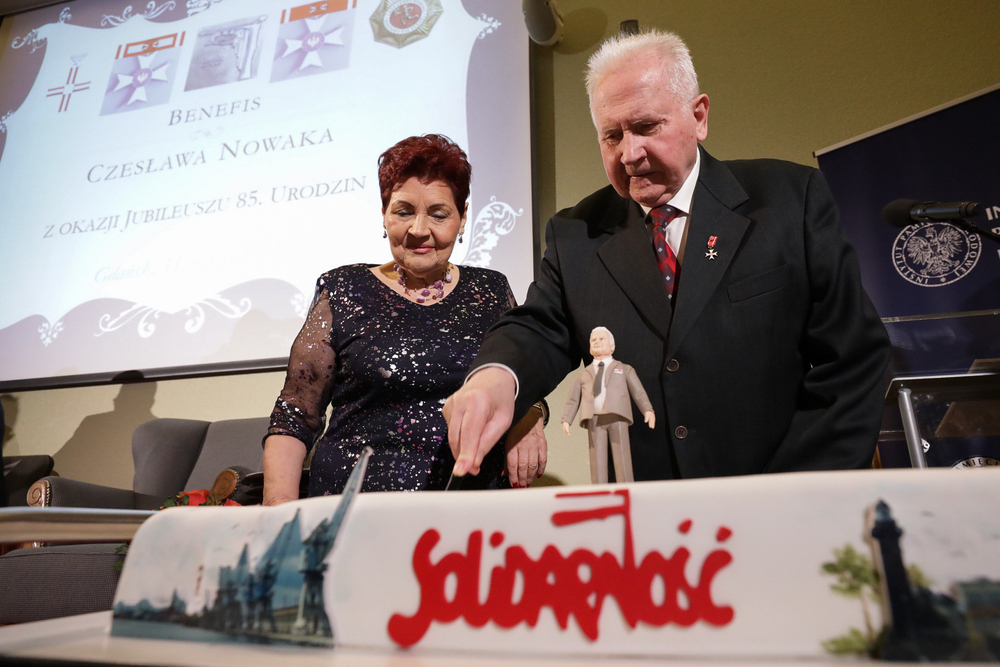 Benefis Czesława Nowaka – Gdańsk, 31 marca 2023. Fot. Mikołaj Bujak (IPN)