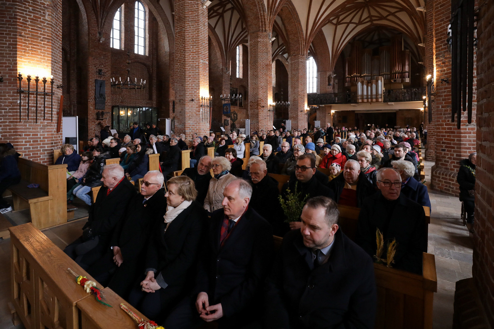 Msza w kościele św. Brygidy – Gdańsk, 2 kwietnia 2023. Fot. Mikołaj Bujak (IPN)