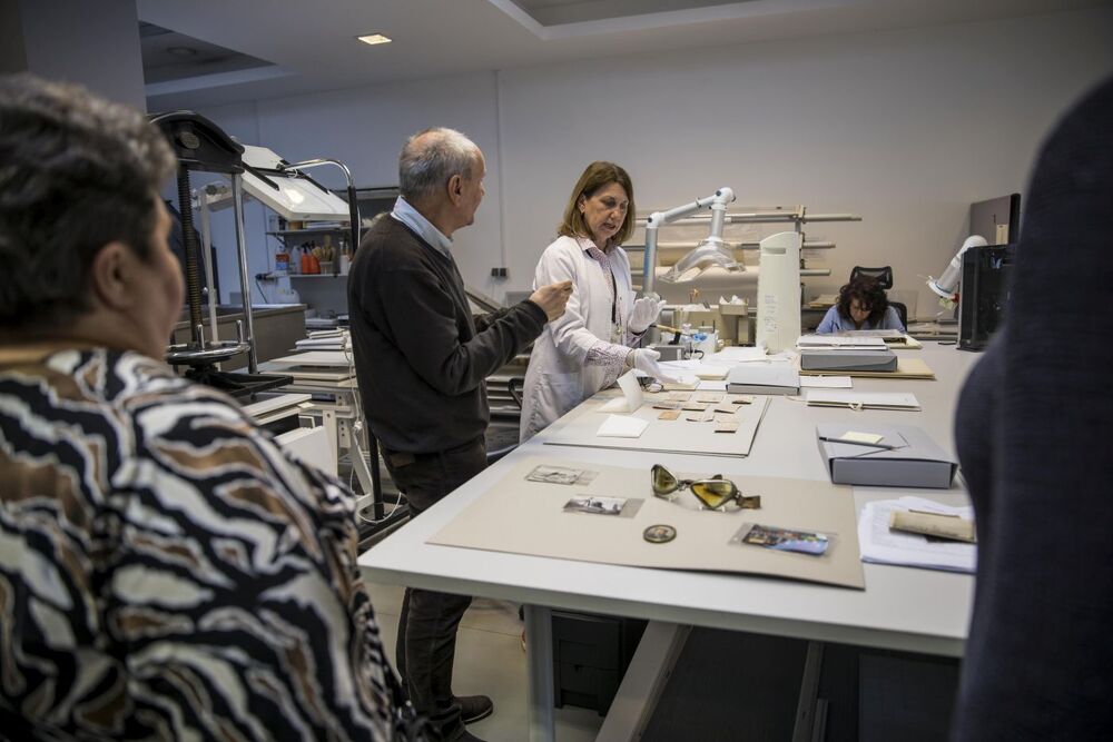 Archiwiści PAN z wizytą w Archiwum IPN – Warszawa, 3 kwietnia 2023. Fot. Katarzyna Adamów (IPN)