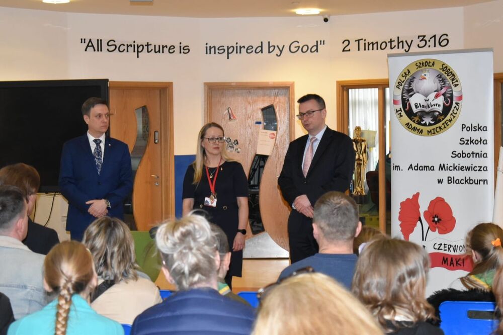 W Polskiej Szkole Sobotniej im. Adama Mickiewicza w Blackburn w Wielkiej Brytanii. Fot. Maciej Serocki