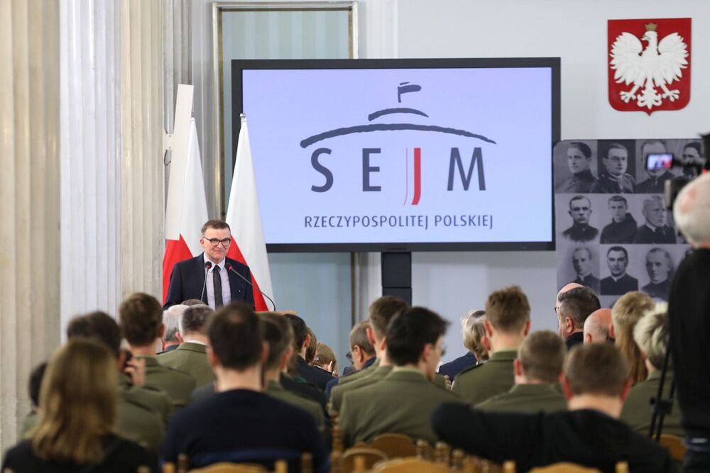 Prof. Tadeusz Wolsza. Ogólnopolska konferencja naukowa „Kapelani Katyńscy” – Warszawa, 12 kwietnia 2023. Fot. Mikołaj Bujak (IPN)