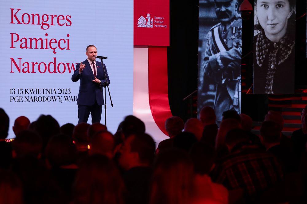 Uroczyste otwarcie Kongresu Pamięci Narodowej – Warszawa, 13 kwietnia 2023. Fot. Mikołaj Bujak (IPN)