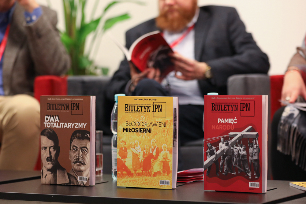 Spotkanie z „Biuletynem IPN” podczas Kongresu Pamięci Narodowej – Warszawa, 14 kwietnia 2023. Fot. Mikołaj Bujak (IPN)