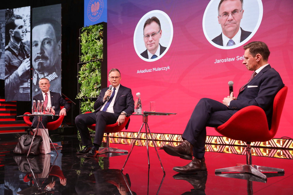 Reparacje wojenne w XX wieku okiem polityków – Warszawa, 14 kwietnia 2023. Fot. Mikołaj Bujak (IPN)