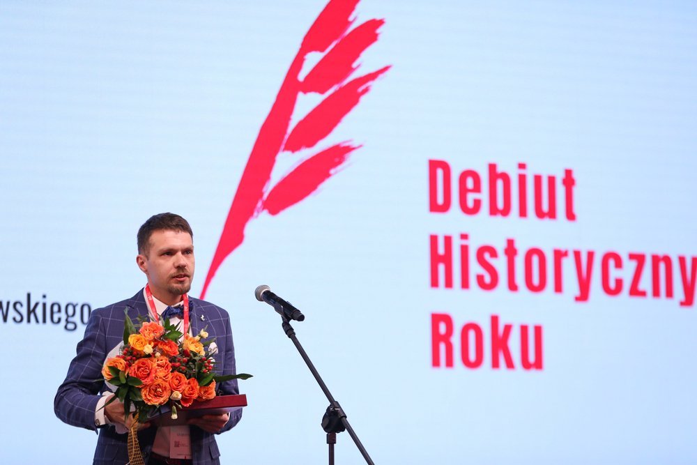 Finał konkursu „Najlepszy Debiut Historyczny Roku w zakresie historii najnowszej” – Warszawa 14 kwietnia 2023. Fot. Mikołaj Bujak (IPN)