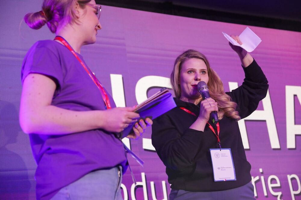 Finał hackathonu Histhack podczas Kongresu Pamięci Narodowej – Warszawa 14 kwietnia 2023. Fot. Mikołaj Bujak (IPN)