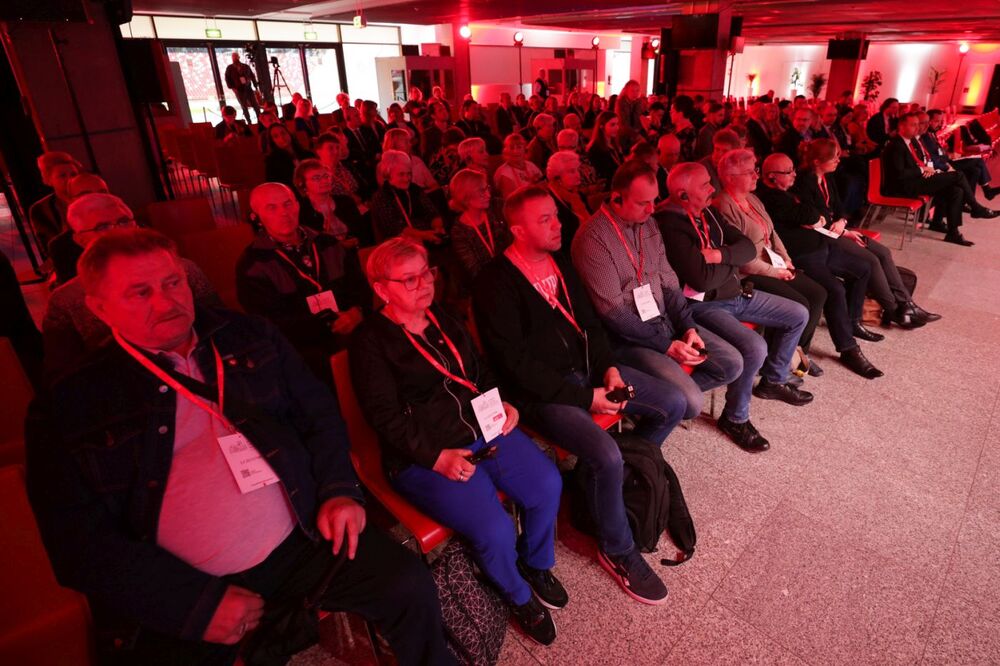 Panel dyskusyjny „Sprawiedliwość okresu przemian” – Warszawa, 15 kwietnia 2023. Fot. Mikołaj Bujak (IPN)