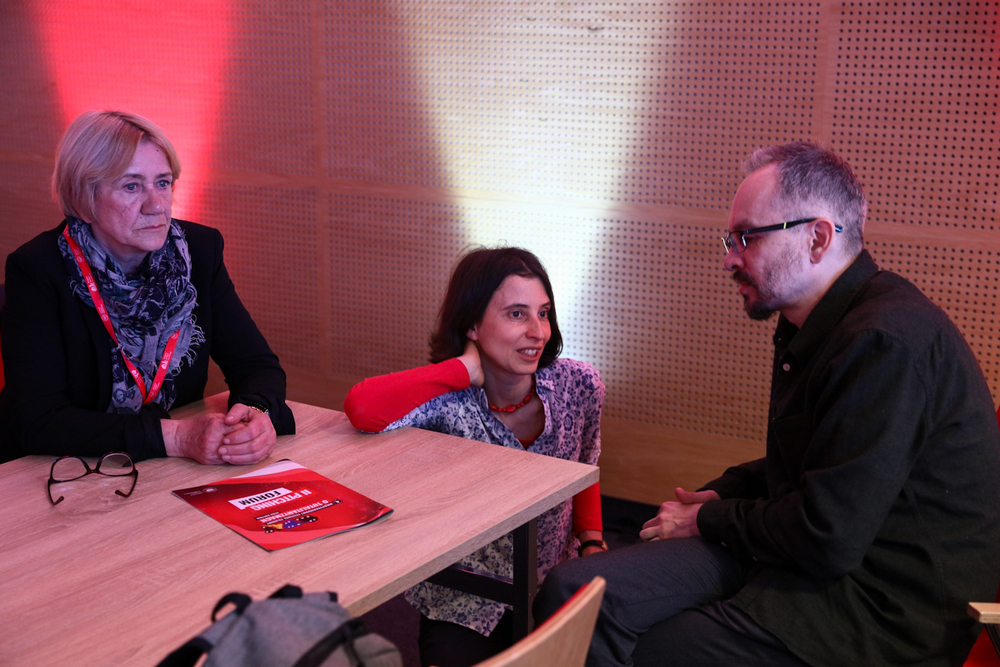 Finał Pitching Forum w ramach festiwalu „Echa Katynia”. Kongres Pamięci Narodowej – Warszawa, 14 kwietnia 2023. Fot. Sławek Kasper (IPN)