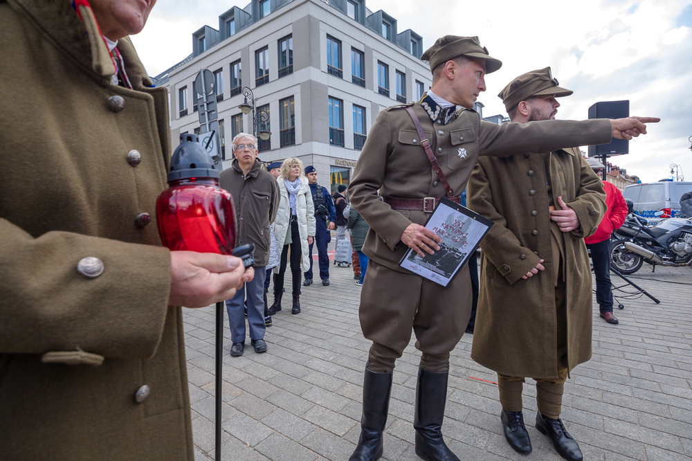 XVI Katyński Marsz Cieni – Warszawa, 16 kwietnia 2023. Fot. Sławek Kasper (IPN)