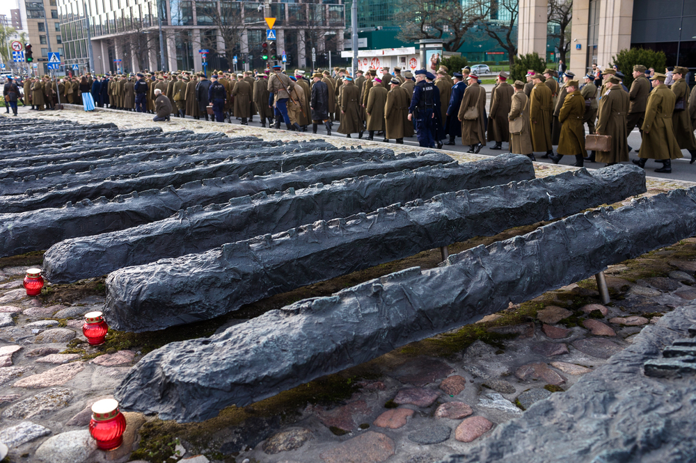 XVI Katyński Marsz Cieni – Warszawa, 16 kwietnia 2023. Fot. Sławek Kasper (IPN)