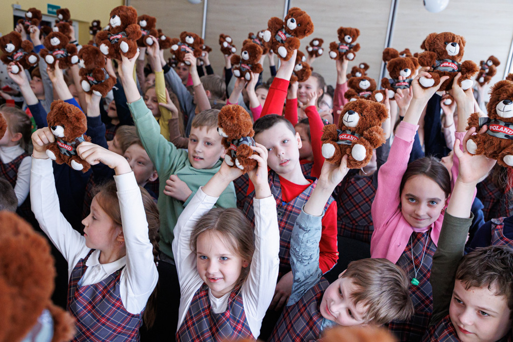 Spektakl „Historia Misia Wojtka” na Litwie. Przedszkole Zielone Wzgórze – 17–19 kwietnia 2023. Fot. Marian Paluszkiewicz