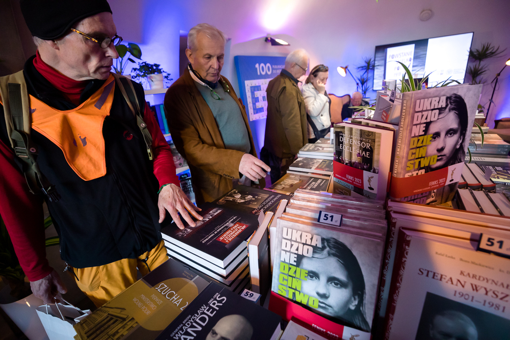 XXVIII Targi Wydawców Katolickich w Arkadach Kubickiego w Warszawie – 20–23 kwietnia 2023. Fot. Sławek Kasper (IPN)