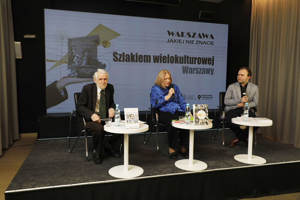 Spotkanie „Szlakiem wielokulturowej Warszawy” z cyklu „Warszawa, jakiej nie znacie” – Warszawa, 25 kwietnia 2023. Fot. Piotr Życieński (IPN)