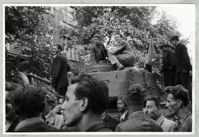 Tłumy na ulicach Poznania 28 czerwca 1956 (Archiwum IPN)