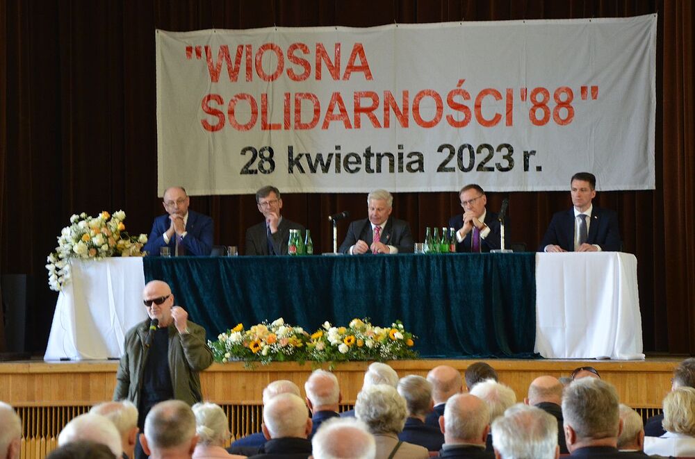 Wiosna Solidarności '88. Uroczystości w Nowej Hucie – 28 kwietnia 2023. Fot. Janusz Ślęzak (IPN)