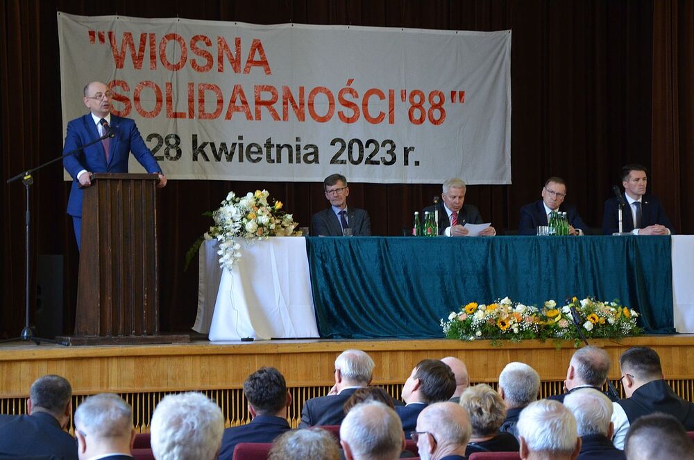 Wiosna Solidarności '88. Uroczystości w Nowej Hucie – 28 kwietnia 2023. Fot. Janusz Ślęzak (IPN)