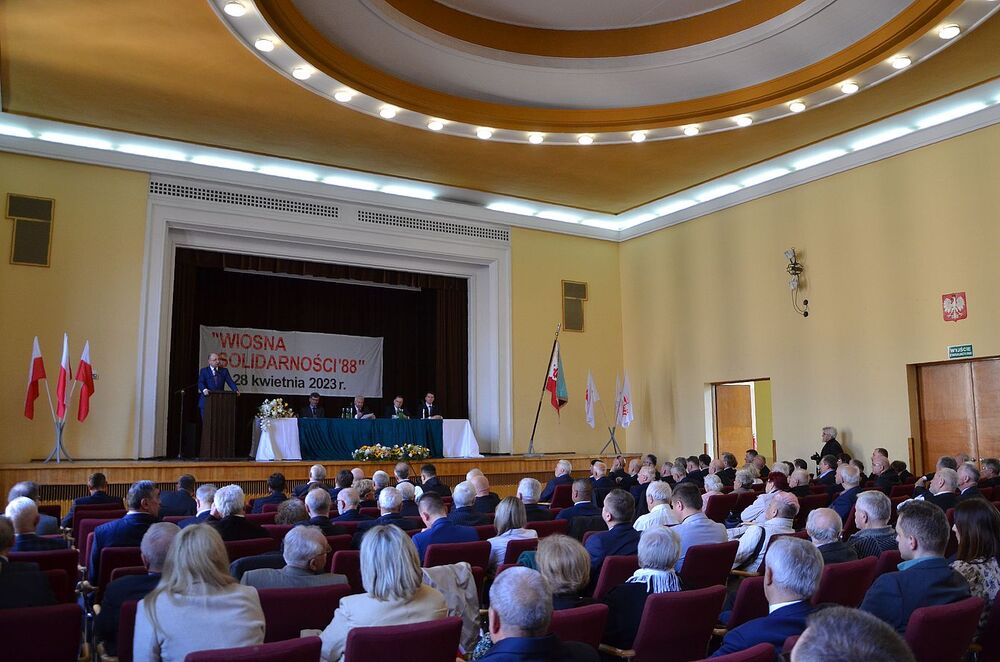 Wiosna Solidarności '88. Uroczystości w Nowej Hucie – 28 kwietnia 2023. Fot. Janusz Ślęzak (IPN)