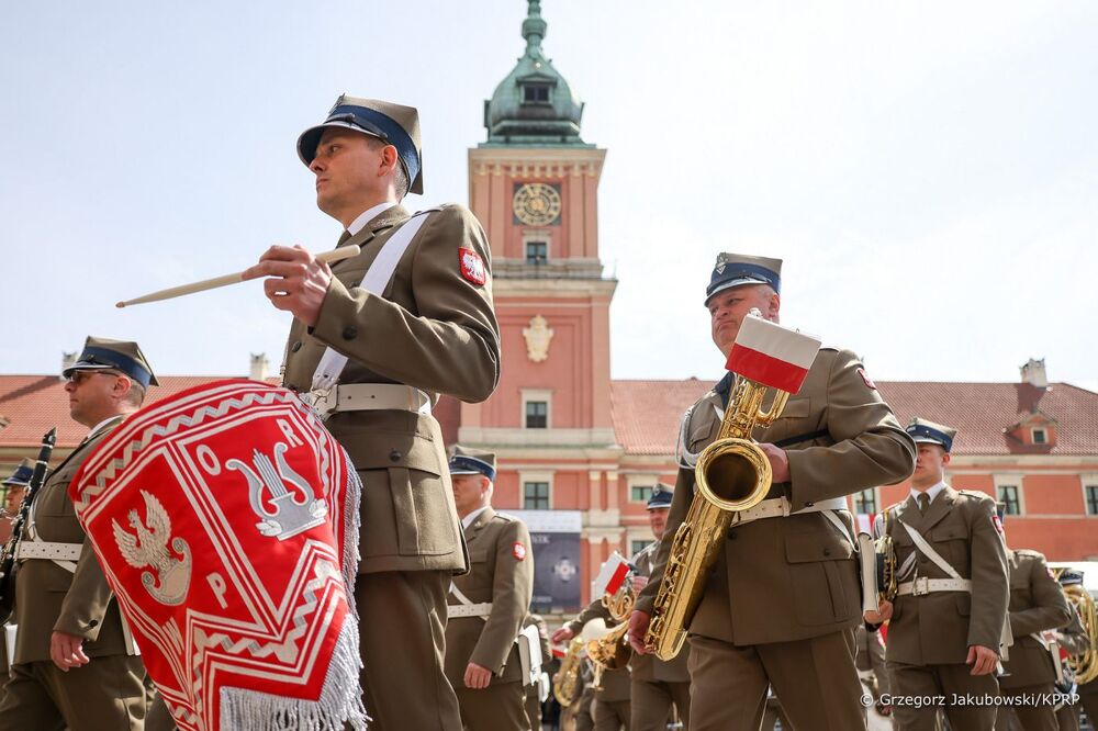 Obchody Dnia Flagi Rzeczypospolitej Polskiej – Warszawa, 2 maja 2023. Fot. Grzegorz Jakubowski/KPRP
