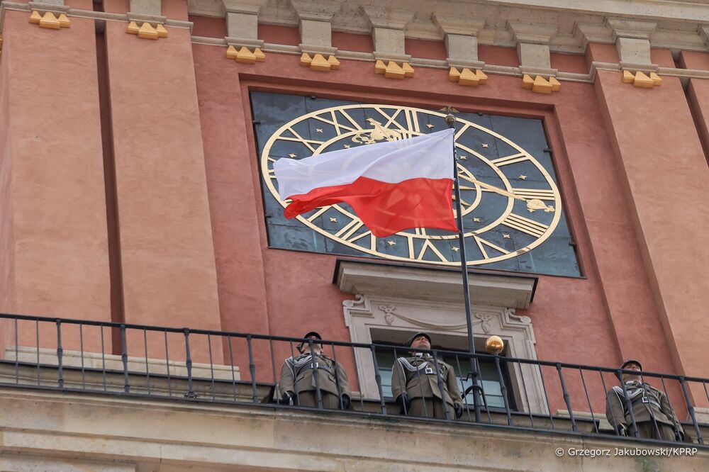 Obchody Dnia Flagi Rzeczypospolitej Polskiej – Warszawa, 2 maja 2023. Fot. Grzegorz Jakubowski/KPRP