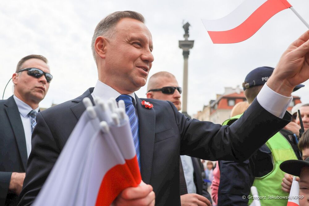 Obchody Dnia Flagi Rzeczypospolitej Polskiej – Warszawa, 2 maja 2023. Fot. Grzegorz Jakubowski/KPRP