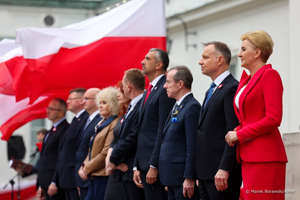 Dzień Polonii i Polaków za Granicą – uroczystości w Belwederze – Warszawa, 2 maja 2023. Fot. Marek Borawski/KPRP