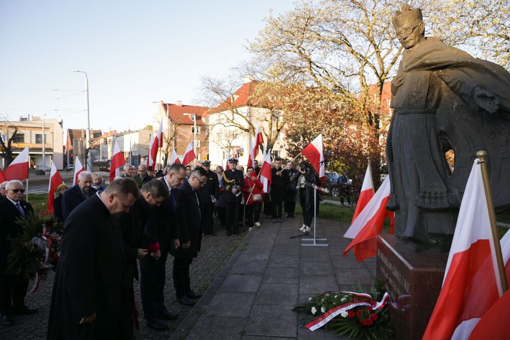 Uroczystość upamiętniająca bł. ks. Mariana Góreckiego w 120. rocznicę urodzin – Gdańsk, 2 maja 2023. Fot. Mikołaj Bujak (IPN)