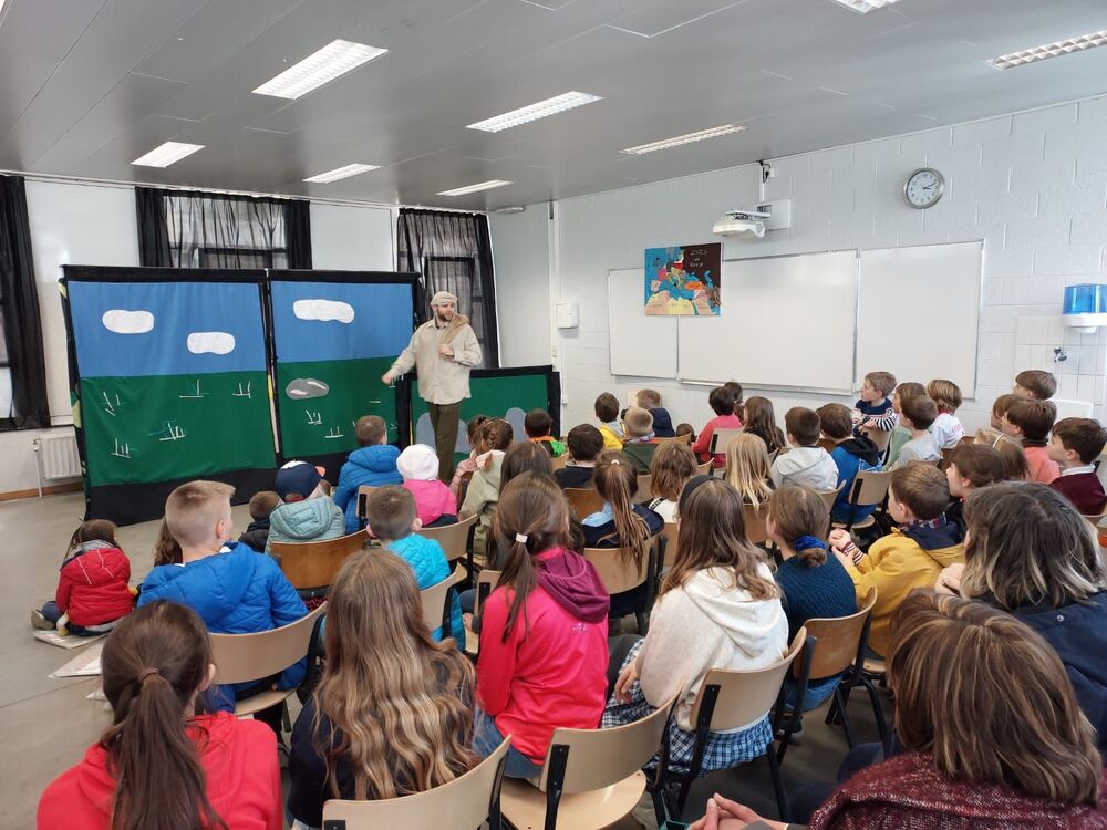 Szkoła Polska im. Joachima Lelewela przy Ambasadzie RP w Brukseli. Fot. Paweł Rudaś (IPN)