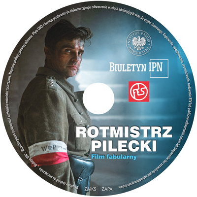 Okładka płyty DVD z filmem „Rotmistrz Pilecki”