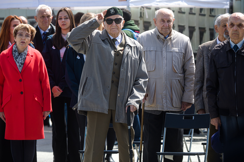 Uroczystości upamiętniające 78. rocznicę zakończenia II wojny światowej – Warszawa, 8 maja 2023. Fot. Sławek Kasper (IPN)