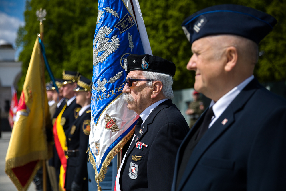 Uroczystości upamiętniające 78. rocznicę zakończenia II wojny światowej – Warszawa, 8 maja 2023. Fot. Sławek Kasper (IPN)