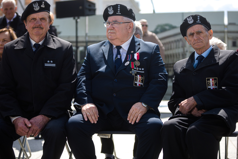 Uroczystości upamiętniające 78. rocznicę zakończenia II wojny światowej – Warszawa, 8 maja 2023. Fot. Sławek Kasper (IPN)