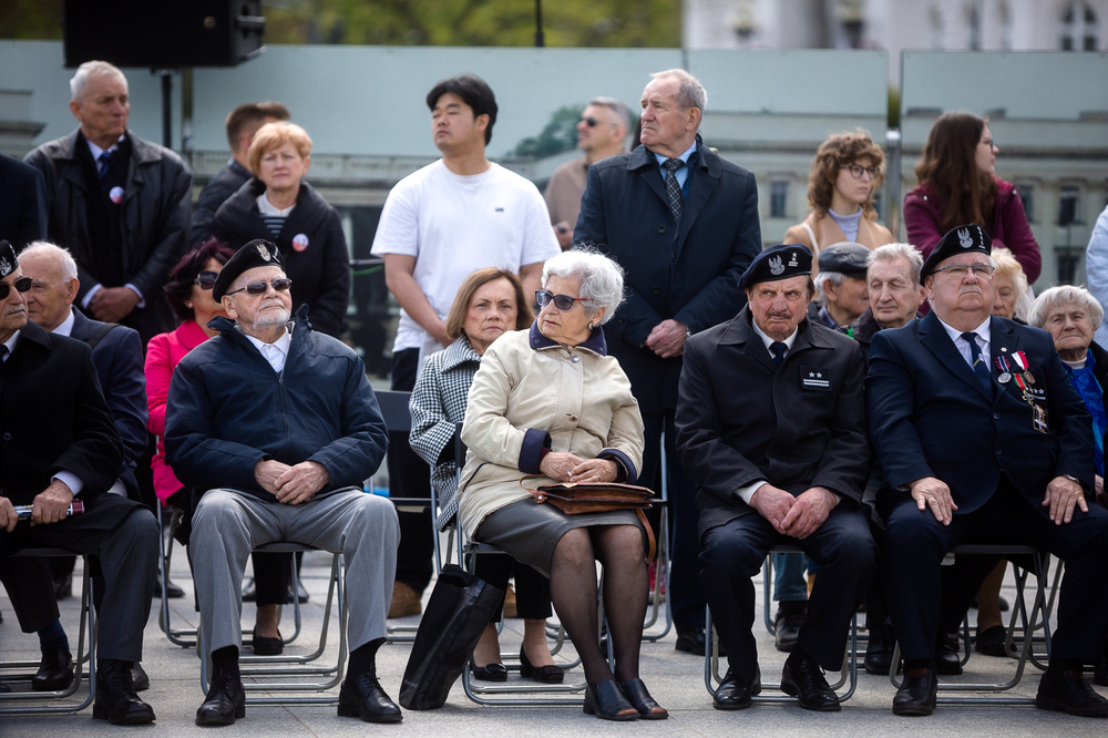 Uroczystości upamiętniające 78. rocznicę zakończenia II wojny światowej – Warszawa, 8 maja 2023. Fot. Sławek Kasper (IPN)