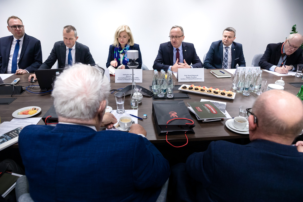 Przedstawiciele Copenhagen Executive Forum odwiedzili Instytut Pamięci Narodowej – Warszawa, 10 maja 2023. Fot. Sławek Kasper (IPN)