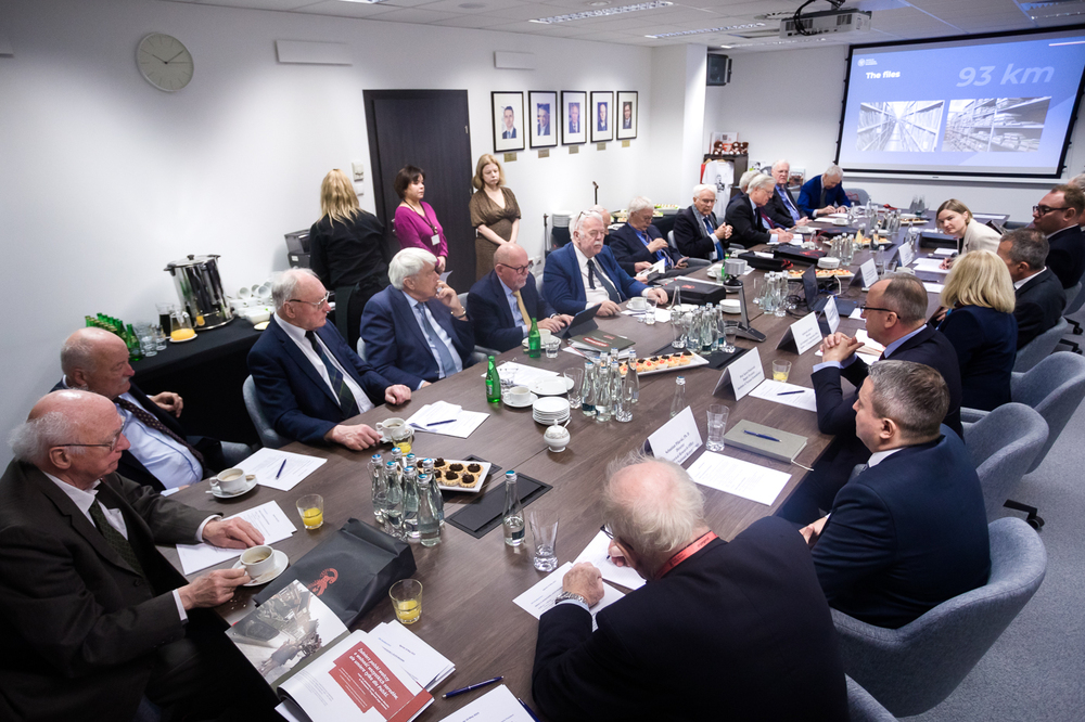 Przedstawiciele Copenhagen Executive Forum odwiedzili Instytut Pamięci Narodowej – Warszawa, 10 maja 2023. Fot. Sławek Kasper (IPN)