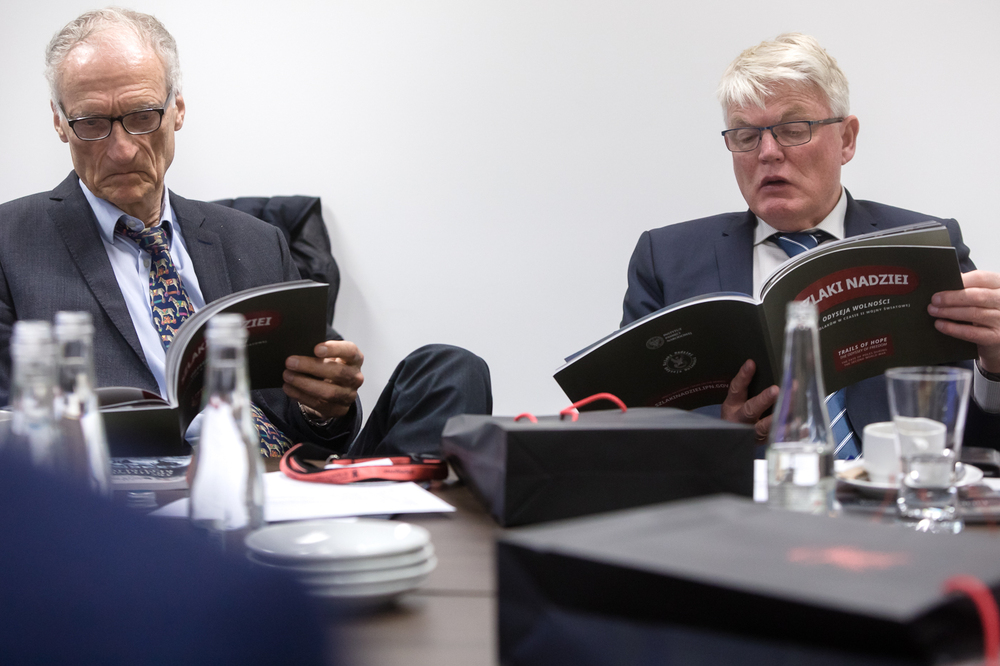 Przedstawiciele Copenhagen Executive Forum odwiedzili Instytut Pamięci Narodowej – Warszawa, 10 maja 2023. Fot. Sławek Kasper (IPN)