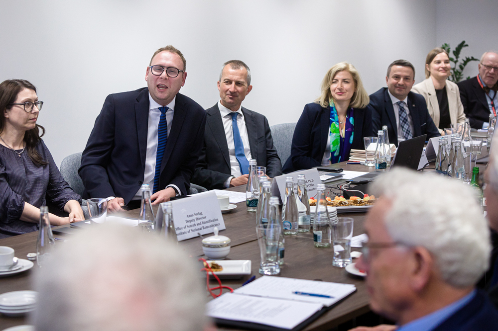 Przedstawiciele Copenhagen Executive Forum odwiedzili Instytut Pamięci Narodowej – Warszawa, 10 maja 2023. Fot. Sławek Kasper (IPN)