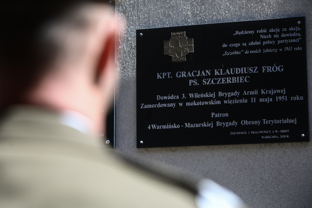 Uroczystości upamiętniające kpt. Gracjana Klaudiusza Fróga ps. „Szczerbiec” – Warszawa, 11 maja 2023. Fot. Sławek Kasper (IPN)