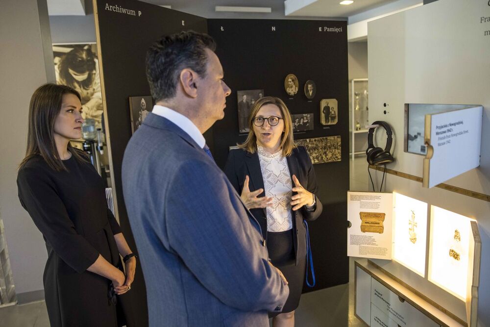 Wizyta ambasadora Izraela w Archiwum IPN – Warszawa, 11 maja 2023. Fot. Katarzyna Adamów (IPN)