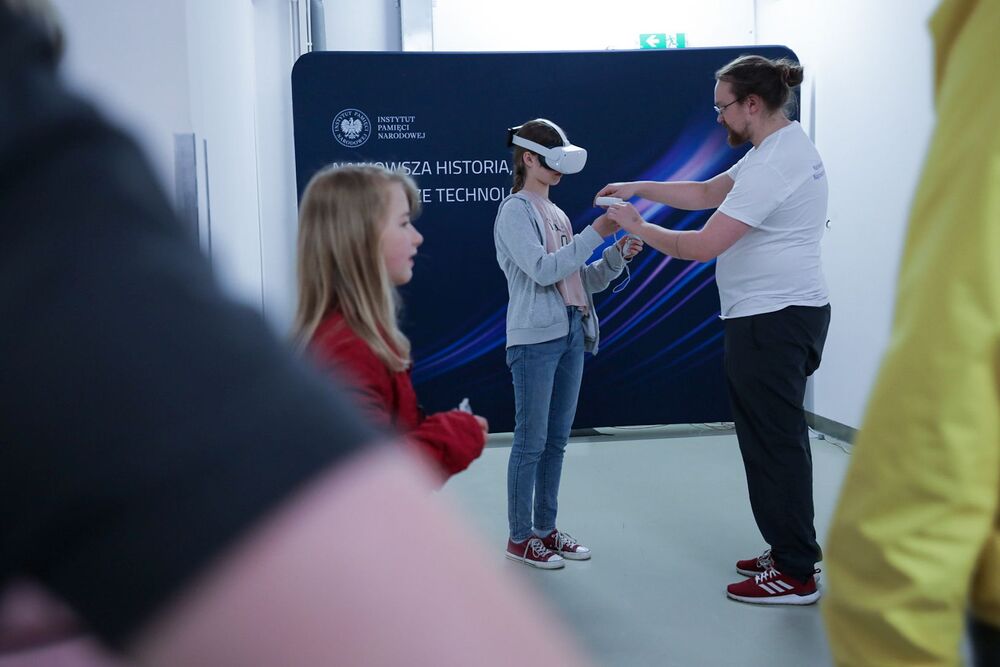 Noc Muzeów z Archiwum IPN – Strefa nowych technologii – Warszawa, 13 maja 2023. Fot. Mikołaj Bujak (IPN)