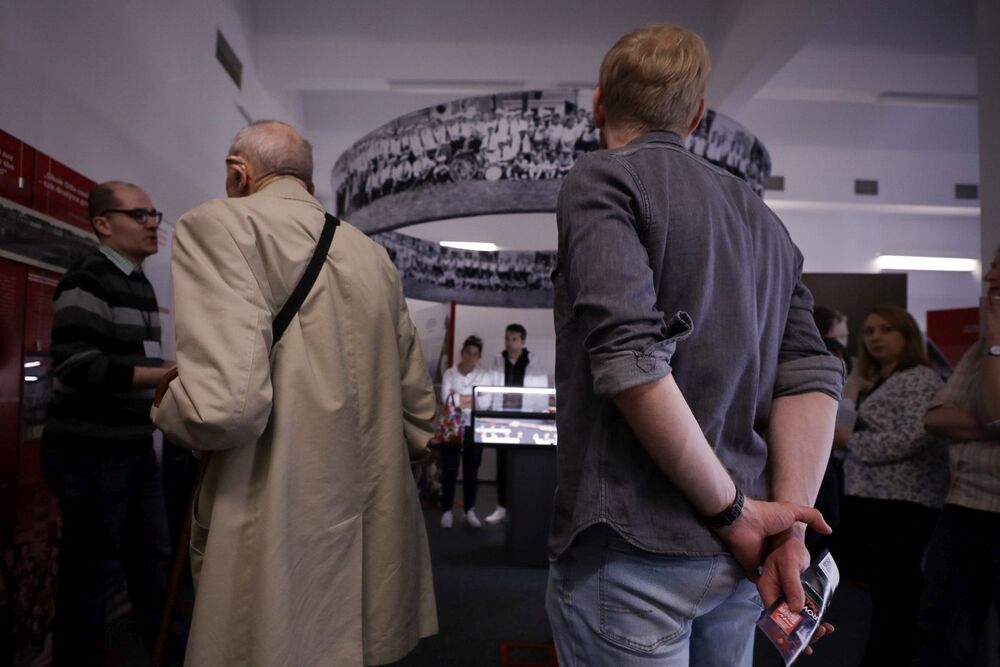 Noc Muzeów z Archiwum IPN – fragmenty wystawy „Ramię krzep – Ojczyźnie służ. 135. rocznica powstania Związku Sokolstwa Polskiego w Ameryce” – Warszawa, 13 maja 2023. Fot. Mikołaj Bujak (IPN)