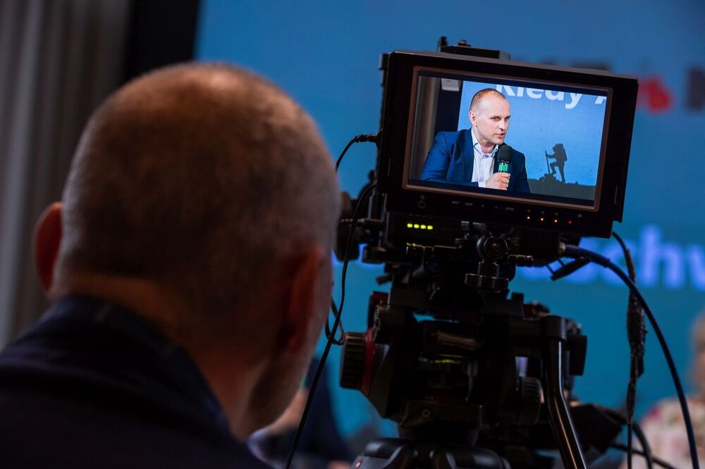 Spotkanie „Kiedy Auschwitz było ringiem” z cyklu „Tytani sportu” – Warszawa, 15 maja 2023. Fot. Mikołaj Bujak (IPN)