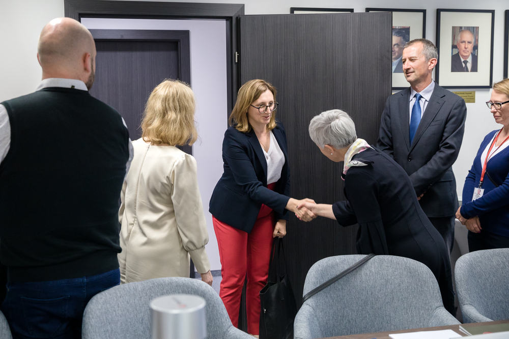 Delegacja z Estonii w Instytucie Pamięci Narodowej – Warszawa, 16 maja 2023. Fot. Sławek Kasper (IPN)