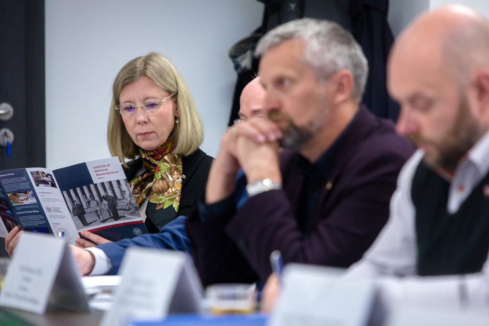 Delegacja z Estonii w Instytucie Pamięci Narodowej – Warszawa, 16 maja 2023. Fot. Sławek Kasper (IPN)